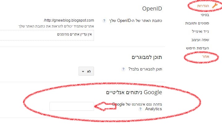 איך מוסיפים גוגל אנליטיקס לבלוג