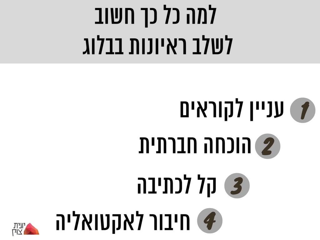 אינפוגרפיקה ראיון בבלוג